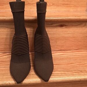 Steve Madden Dark Knit Heeled Boots